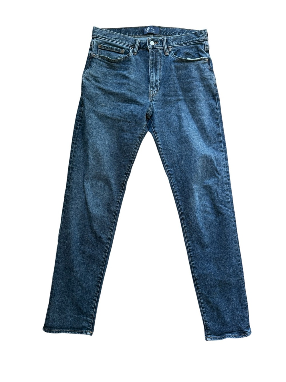 Gap Mens 32x34 Jeans Dark Wash Straight Leg Classic Denim Pants